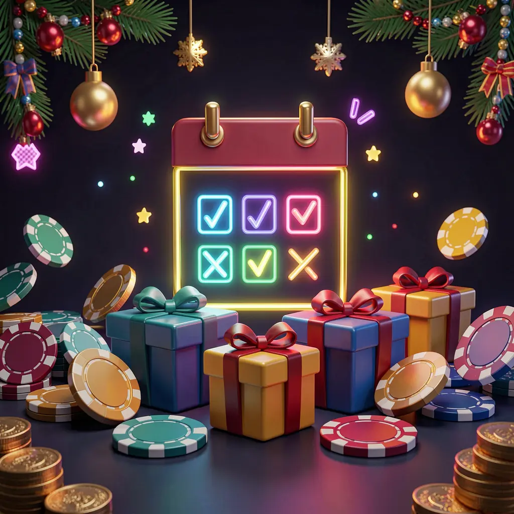 57JILI weekly casino bonus concept featuring a calendar icon, gift boxes, coins, and chips with a festive dark background and neon glow in premium 3D style
